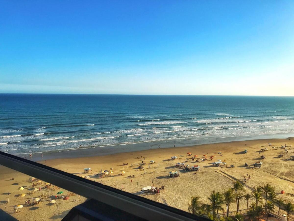 Lindo Apartamento para alugar na Praia Grande pé na Areia Frente ao Mar Praia Grande (Santos) Exterior foto