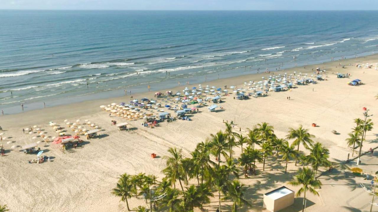 Lindo Apartamento para alugar na Praia Grande pé na Areia Frente ao Mar Praia Grande (Santos) Exterior foto
